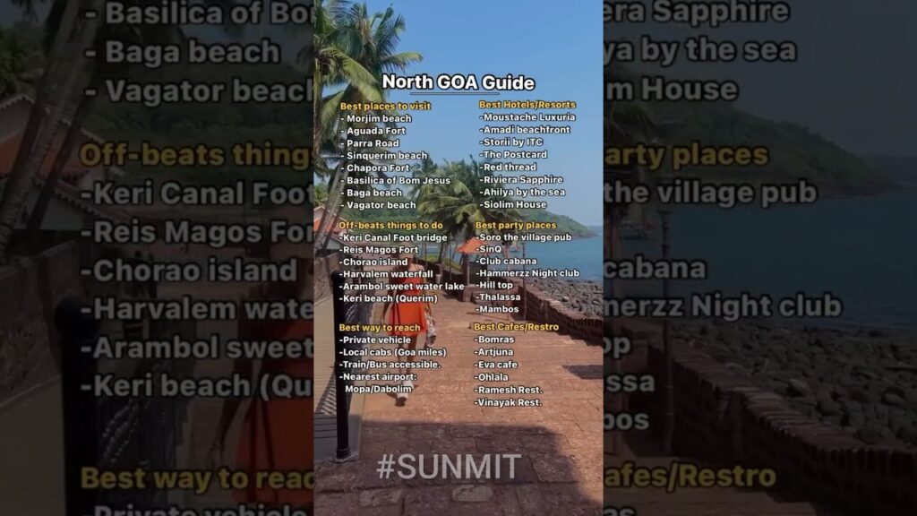 North Goa Complete Guide | Best places to visit in North Goa | North Goa Sightseeing #goa #northgoa
