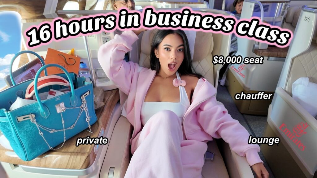 DUBAI TRAVEL VLOG | I spent $8,000 on EMIRATES BUSINESS CLASS?! hotel, travel & more! 🇦🇪🐪
