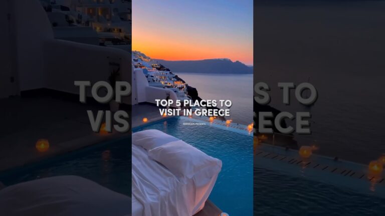 Top 5 BEST PLACES to Visit in GREECE! - Travel Video